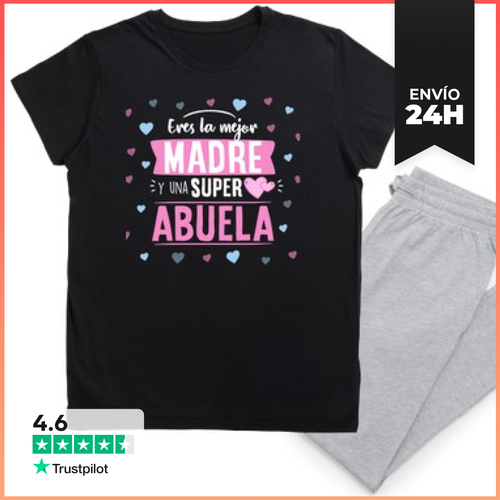 Pijama Eres La Mejor Madre Y Abuela LaTostadora - latostadora.com - Modalova