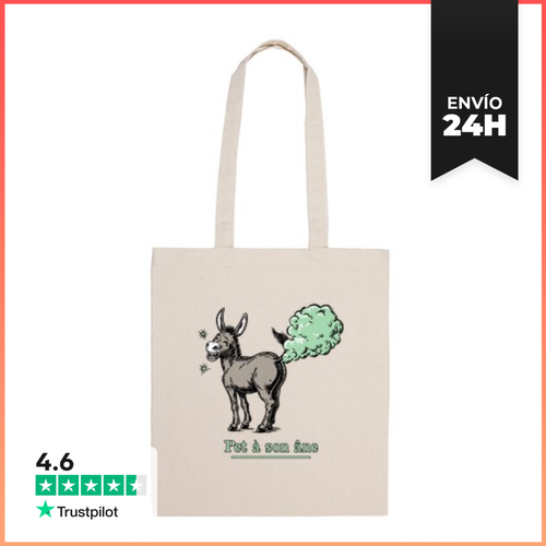 Bolsa De Tela Perro A Su Burro - Juego De Palabras Que Huele - latostadora.com - Modalova