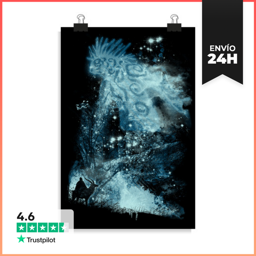 Póster Vertical Espíritu Del Bosque En Aumento LaTostadora - latostadora.com - Modalova