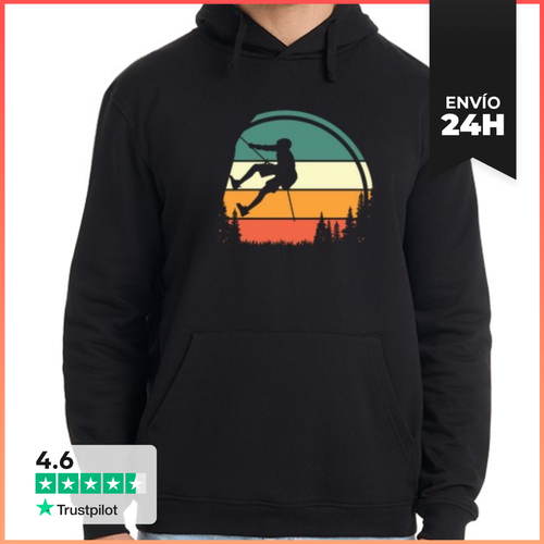 Sudadera Unisex Con Capucha Escalador Vintage Escalada Montañismo - latostadora.com - Modalova