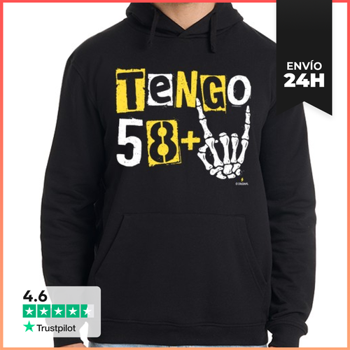 Sudadera Unisex Con Capucha Tengo 58 Más 2 LaTostadora - latostadora.com - Modalova