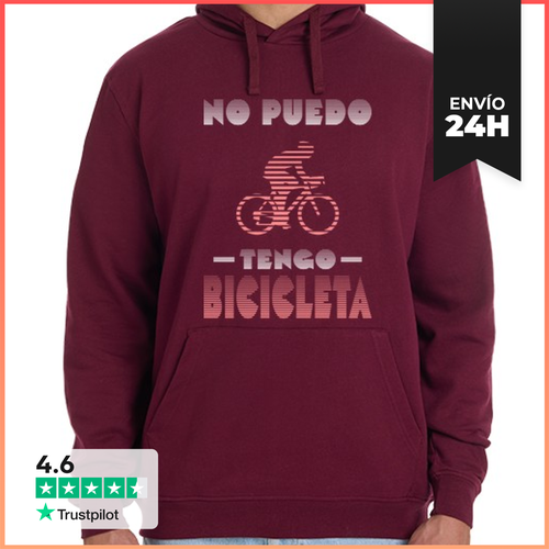 Sudadera Unisex Con Capucha No Puedo Tengo Bicicleta Rosa - latostadora.com - Modalova