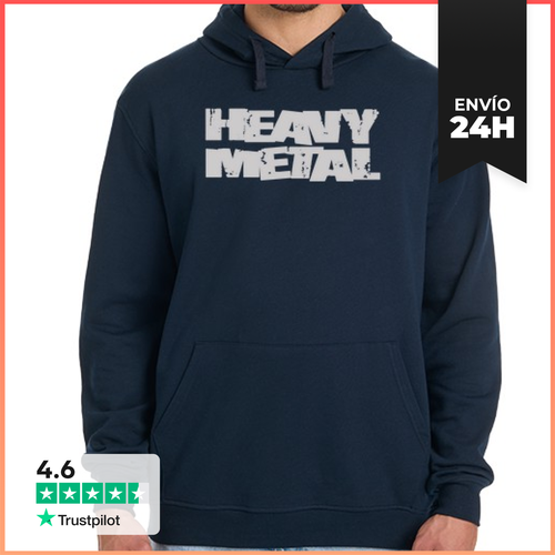 Sudadera Unisex Con Capucha Heavy Metal LaTostadora - latostadora.com - Modalova