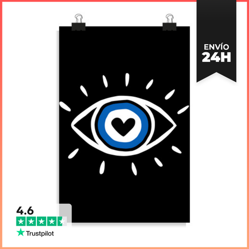 Póster Vertical Ojo Maligno Protección Espiritual Esotérica - latostadora.com - Modalova