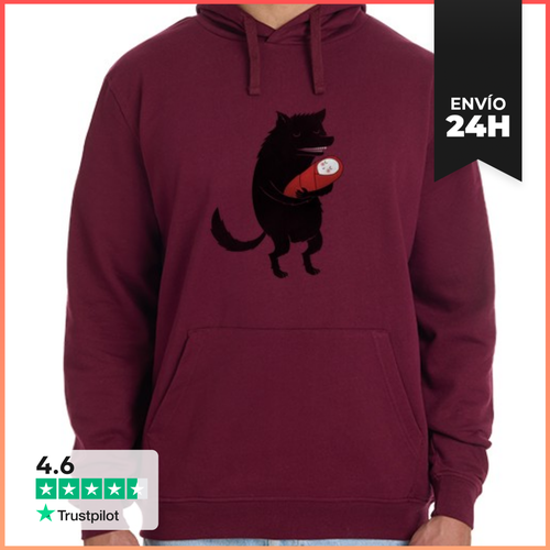 Sudadera Unisex Con Capucha Niñera Mal LaTostadora - latostadora.com - Modalova