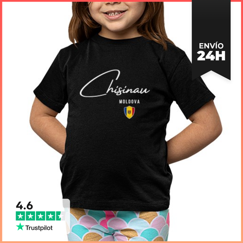 Camiseta Clásica Para Niños Chisinau Moldavia, Amo Chisinau - latostadora.com - Modalova