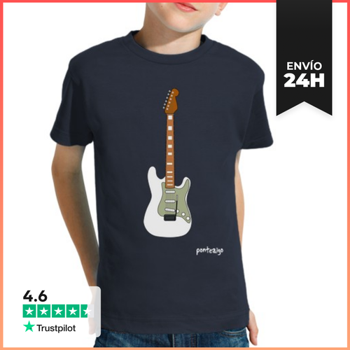 Camiseta Clásica Para Niños Guitarra LaTostadora - latostadora.com - Modalova