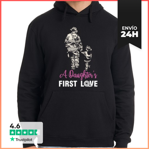 Sudadera Unisex Con Capucha Padre Bombero Hija Bombera - latostadora.com - Modalova