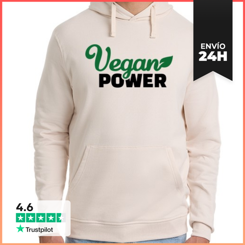 Sudadera Unisex Con Capucha Poder Vegano LaTostadora - latostadora.com - Modalova