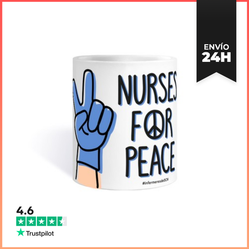 Taza Nurses For Peace M LaTostadora - latostadora.com - Modalova