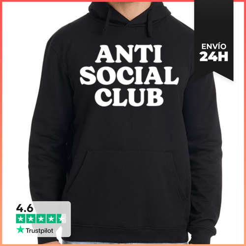 Sudadera Unisex Con Capucha ANTI SOCIAL CLUB LaTostadora - latostadora.com - Modalova