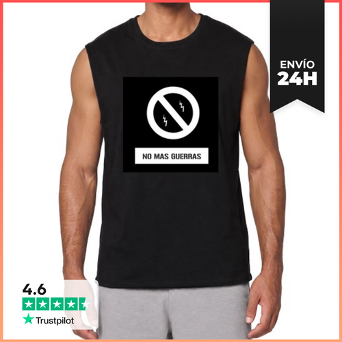 Camiseta Sin Mangas No Mas Guerras LaTostadora - latostadora.com - Modalova
