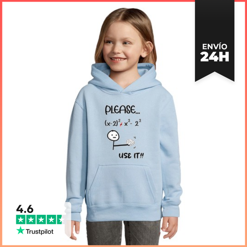 Sudadera Para Niños Con Capucha Sudadera Niño Use Your Brain - latostadora.com - Modalova