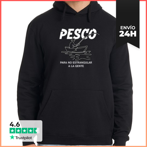 Sudadera Unisex Con Capucha Pesco No Estrangular A La Gente - latostadora.com - Modalova