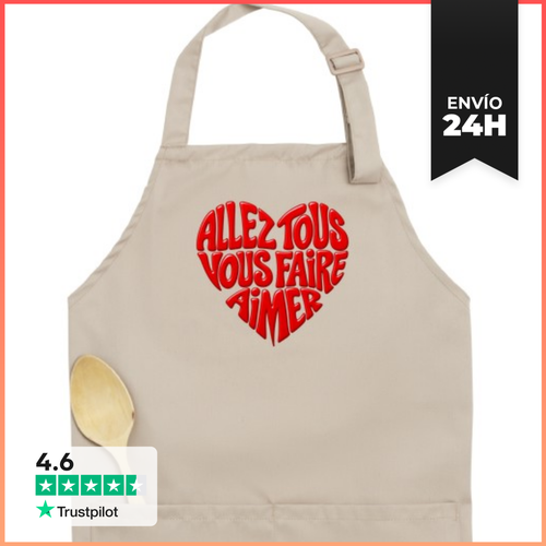 Delantal Premium Con Bolsillo Ve A Hacer Que Todos Te Amen - latostadora.com - Modalova