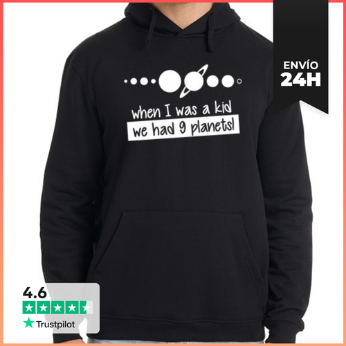Sudadera Unisex Con Capucha 9 Planetas LaTostadora - latostadora.com - Modalova