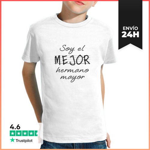 Camiseta Clásica Para Niños Soy El Mejor Hermano Mayor 2 - latostadora.com - Modalova