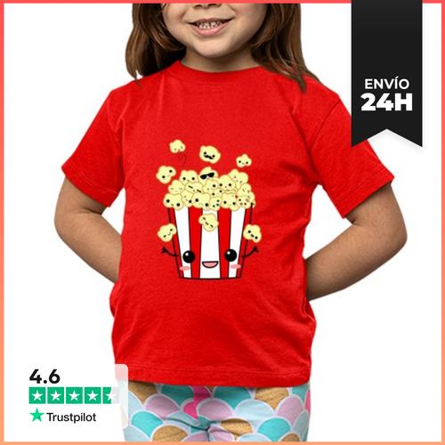 Camiseta Clásica Para Niños PopCorn LaTostadora - latostadora.com - Modalova