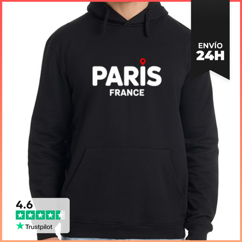 Sudadera Unisex Con Capucha Viaje A París Francia Torre Eiffel - latostadora.com - Modalova