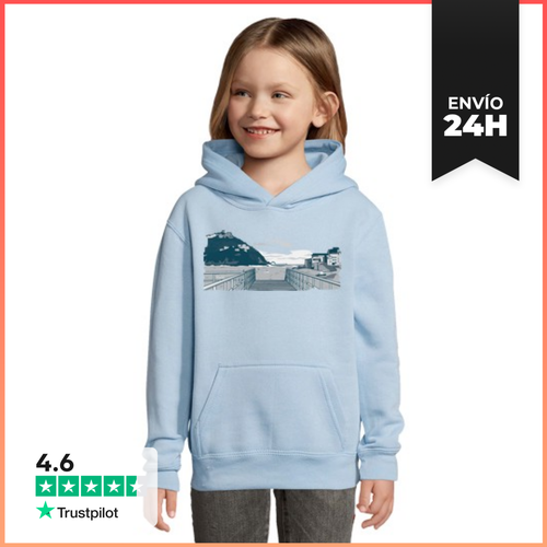 Sudadera Para Niños Con Capucha El Puerto De Donostia-San - latostadora.com - Modalova
