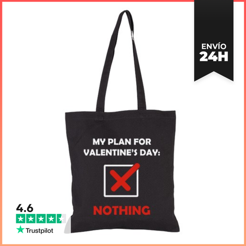 Bolsa De Tela MY PLAN FOR VALENTINES DAY LaTostadora - latostadora.com - Modalova