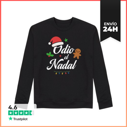 Sudadera Unisex ODIO EL NADAL LaTostadora - latostadora.com - Modalova