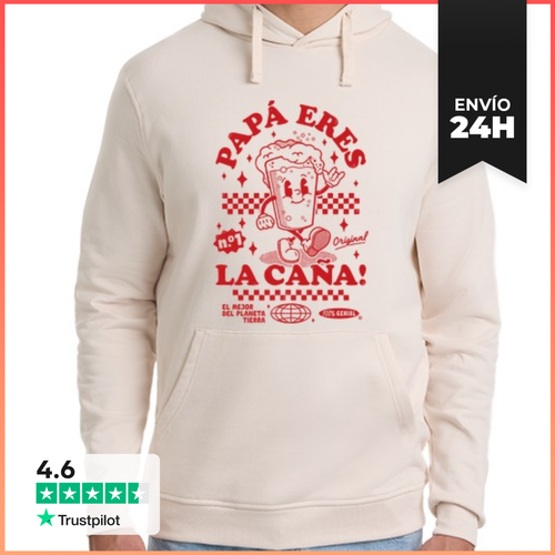 Sudadera Unisex Con Capucha Papá Eres La Caña Regalos Día Del - latostadora.com - Modalova