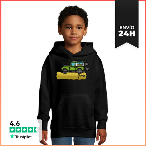Sudadera Para Niños Con Capucha Land Rover LaTostadora - latostadora.com - Modalova