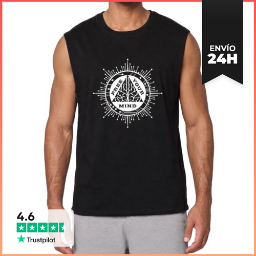 Camiseta Sin Mangas Libera Tu Mente - Inteligencia Artificial - latostadora.com - Modalova