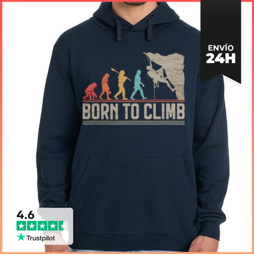 Sudadera Unisex Con Capucha Nacido Para Escalar Escalar Escalar - latostadora.com - Modalova