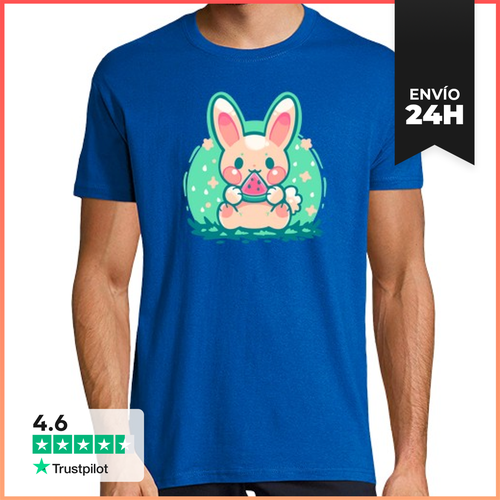 Camiseta Hombre Clásica Camisa De Hombre Con Conejito De Sandía - latostadora.com - Modalova