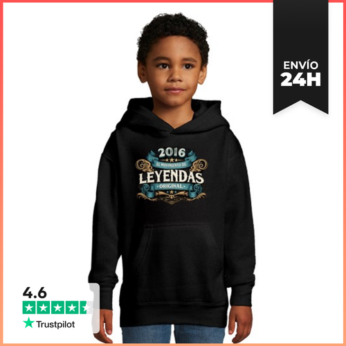 Sudadera Para Niños Con Capucha 2016 El Movimiento De Leyendas - latostadora.com - Modalova