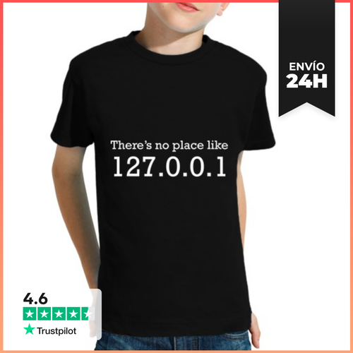 Camiseta Clásica Para Niños No Hay Lugar Como 127001 Localhost - latostadora.com - Modalova