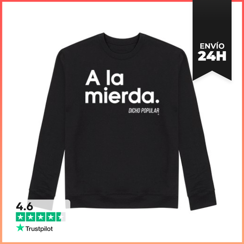 Sudadera Unisex A La Mierda. LaTostadora - latostadora.com - Modalova