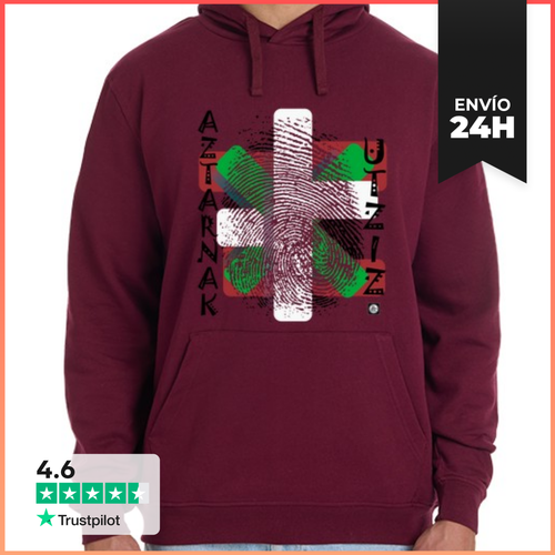 Sudadera Unisex Con Capucha Huella Euskadi LaTostadora - latostadora.com - Modalova