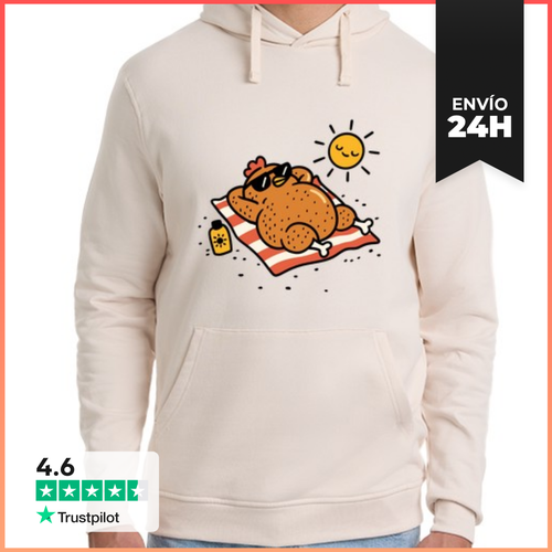 Sudadera Unisex Con Capucha Pollo Asado LaTostadora - latostadora.com - Modalova