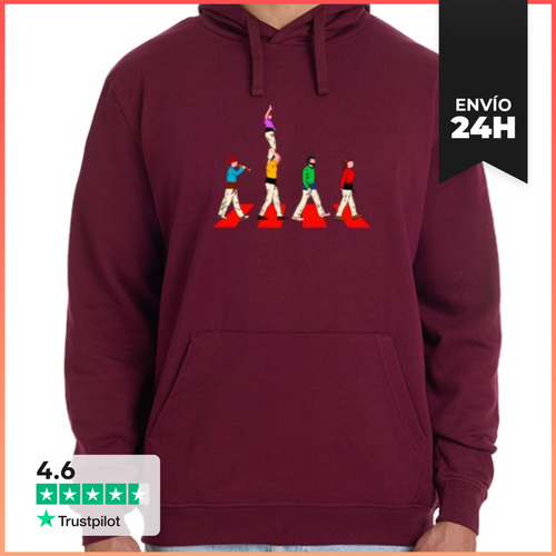 Sudadera Unisex Con Capucha Castellers Caminant Per Catalunya - latostadora.com - Modalova