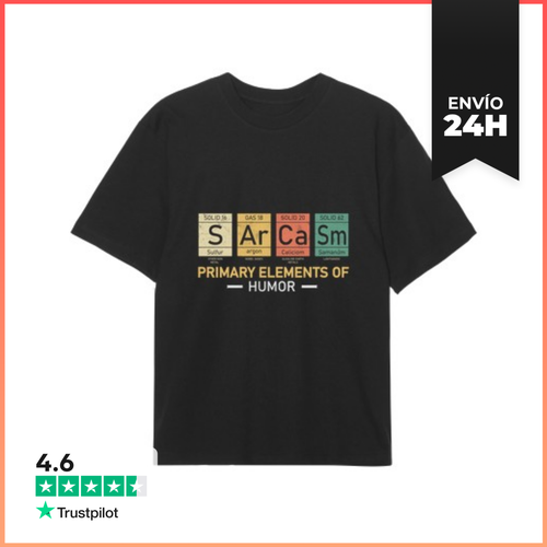 Camiseta Oversize Sarcasmo Científico LaTostadora - latostadora.com - Modalova