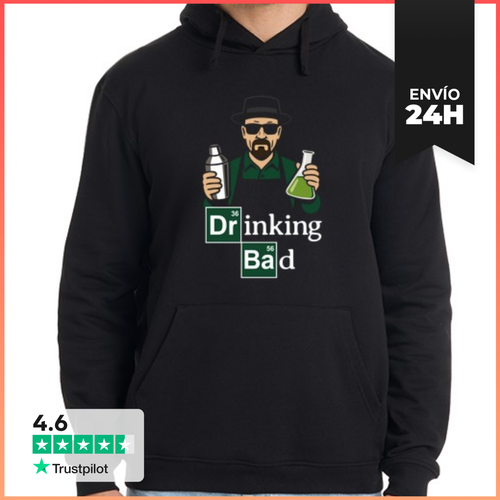 Sudadera Unisex Con Capucha Bebiendo Mal LaTostadora - latostadora.com - Modalova