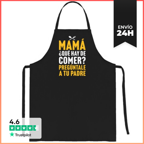 Delantal Mamá Qué Hay De Comer... LaTostadora - latostadora.com - Modalova
