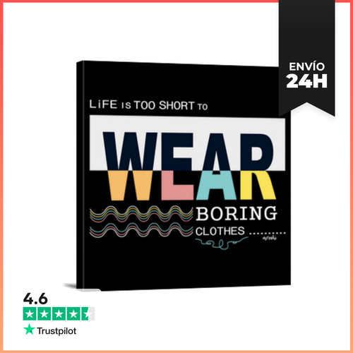 Lienzo Cuadrado Boring LN LaTostadora - latostadora.com - Modalova