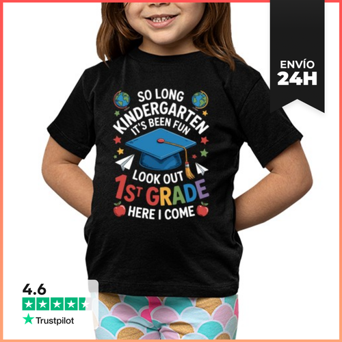 Camiseta Clásica Para Niños Adiós Jardín De Infancia Hola Primer - latostadora.com - Modalova
