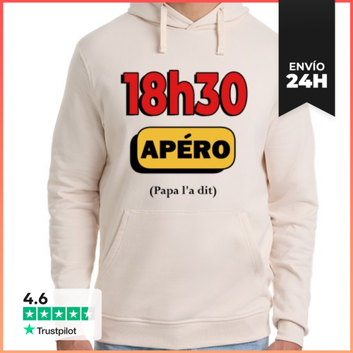 Sudadera Unisex Con Capucha Aperitivo 18h30 LaTostadora - latostadora.com - Modalova