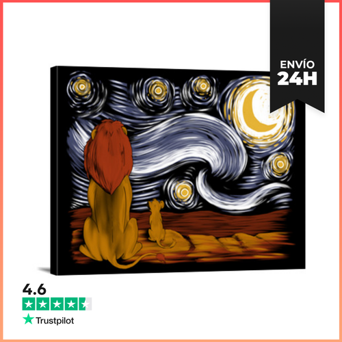 Lienzo Horizontal Starry King LaTostadora - latostadora.com - Modalova