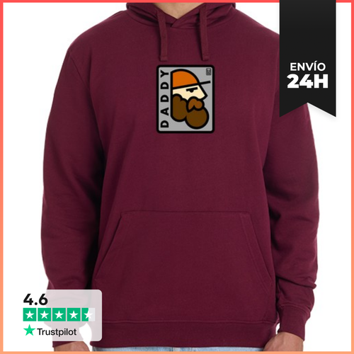 Sudadera Unisex Con Capucha SUDADERA. DADDY ENMARCADO COLOR TRAZO - latostadora.com - Modalova