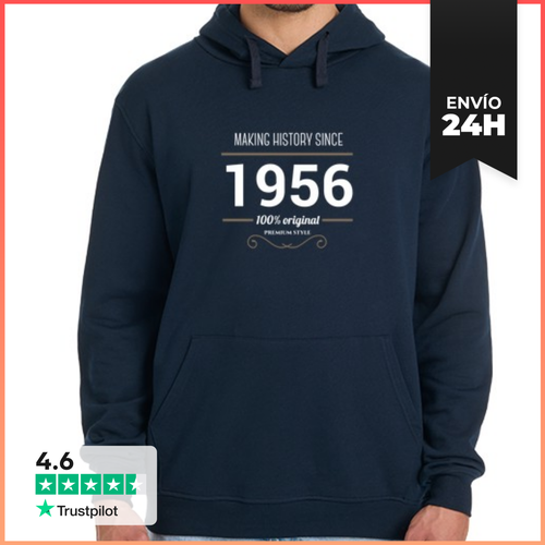 Sudadera Unisex Con Capucha Sudadera Making History 1956 - latostadora.com - Modalova