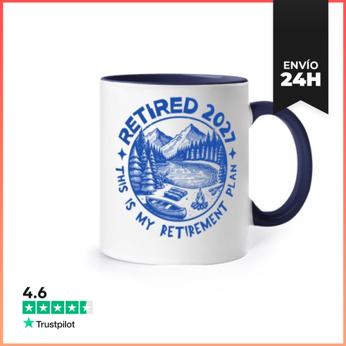 Taza De Colores Retired 2027 This Is My Retirement Plan - latostadora.com - Modalova