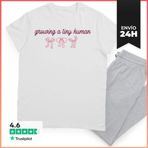 Pijama GROWING A TINY HUMAN COQUETTE BOWS LaTostadora - latostadora.com - Modalova