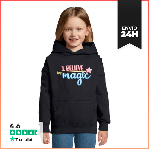 Sudadera Para Niños Con Capucha I Believe In Magic - Sudadera - latostadora.com - Modalova