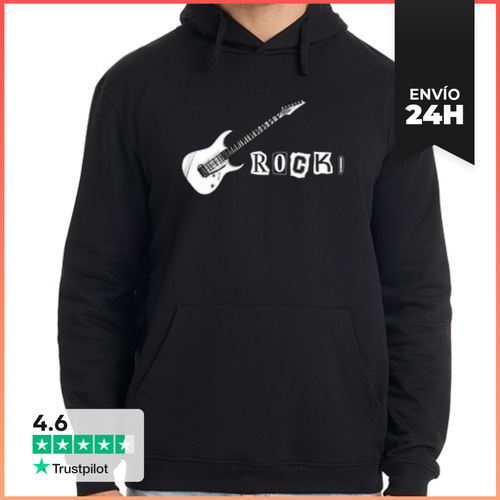 Sudadera Unisex Con Capucha Rock Guitarra Sudadera LaTostadora - latostadora.com - Modalova